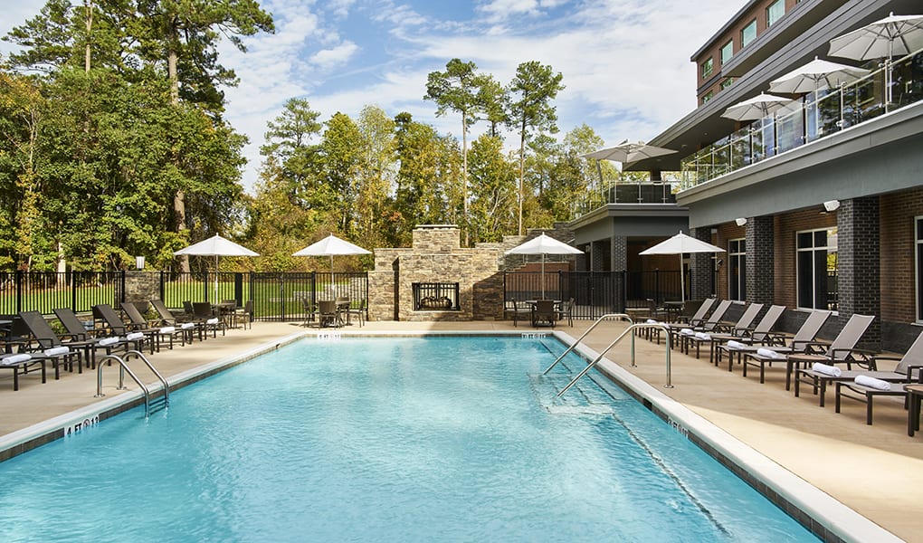 Outdoor Pool at the StateView Hotel Raleigh, NC