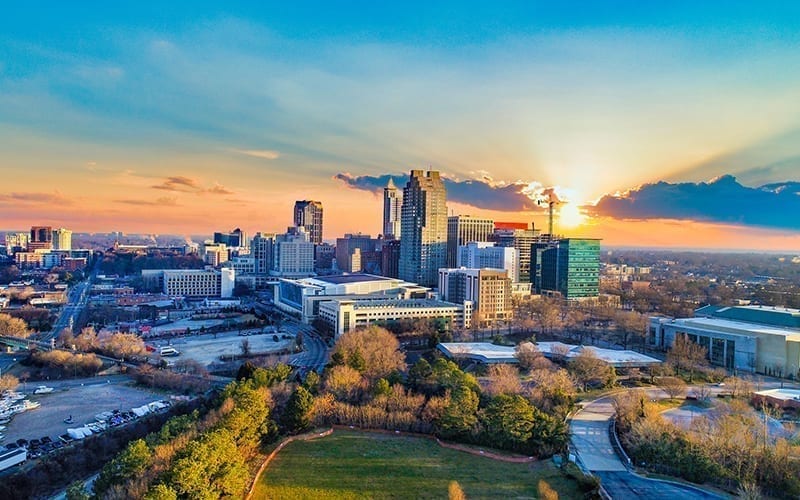 downtown skyline featuring Raleigh Events in 2023