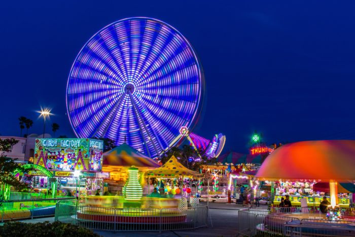 NC State Fair at night - a top Raleigh fall event