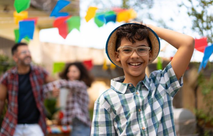 Close up image of a boy at one of the best Raleigh events held annually.